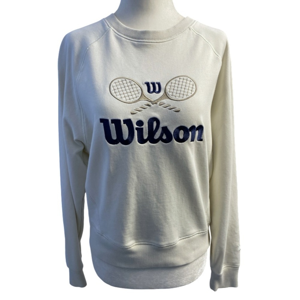Wilson Grant Park Crew Neck Sweater Embroidered Logo Size Small